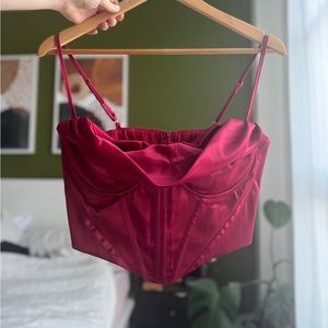 Flirty Corset Top with Adjustable Straps